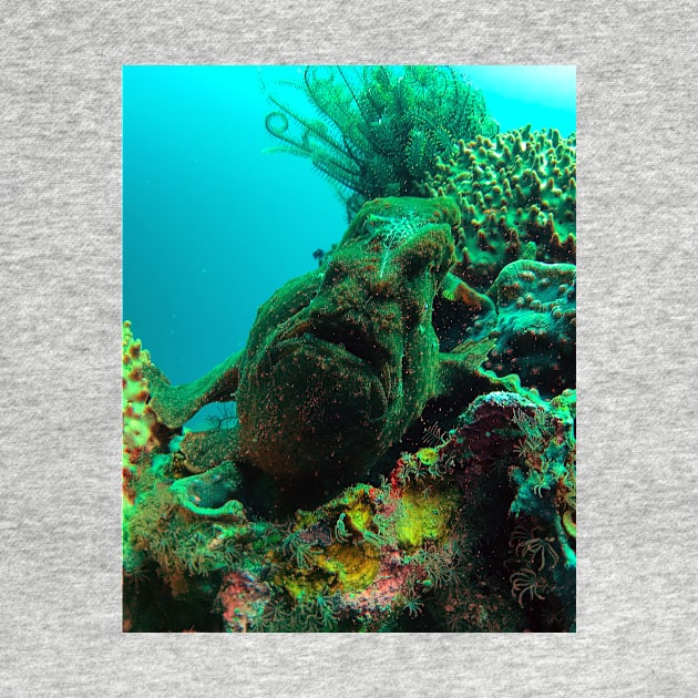 Giant Green Frogfish by likbatonboot